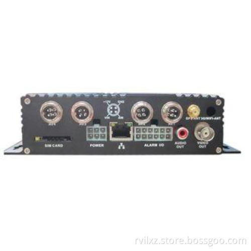 H.264 High Profile 3G Mobile DVR GPS 4 Channel With Double